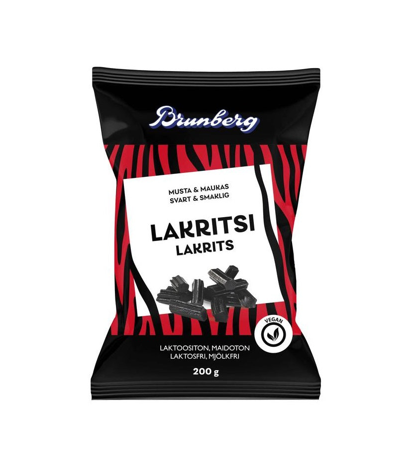 Brunberg lakrits 200g